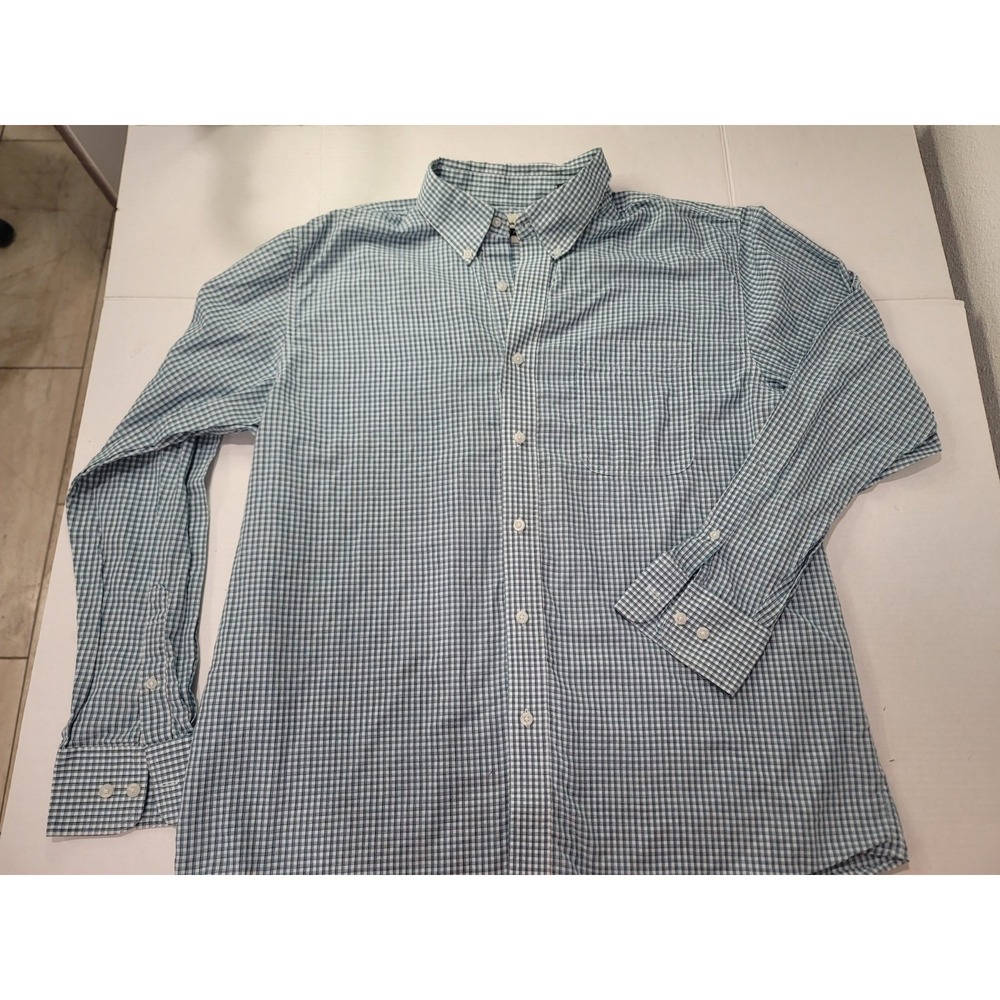 Wrangler riata plaid wester shirt button up xl tall breathable classic